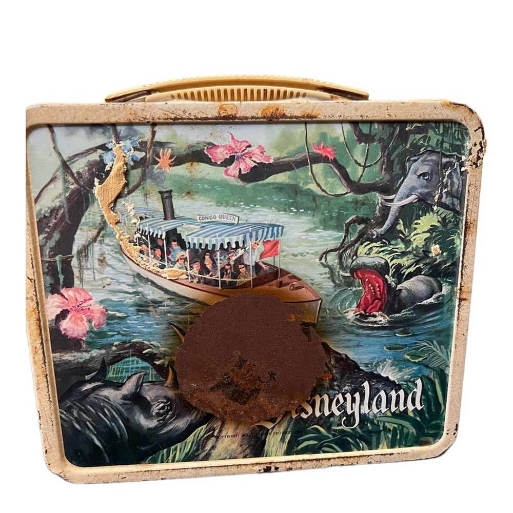 Vintage 1957 Disneyland Metal Lunchbox - Picture 3 of 7